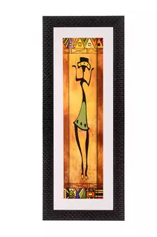 Tribal Folkart Matt Texture UV Art Painting