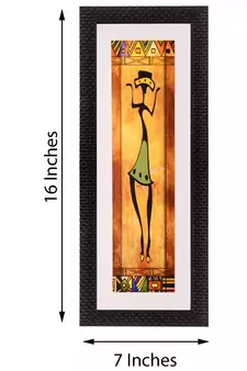 Tribal Folkart Matt Texture UV Art Painting