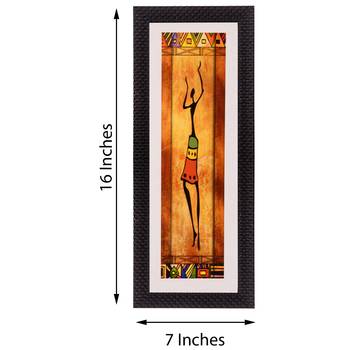 Tribal Folkart Matt Texture UV Art Painting 3
