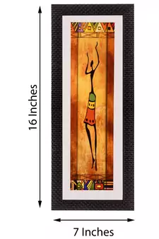 Tribal Folkart Matt Texture UV Art Painting