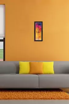 Tribal Folkart Matt Texture UV Art Painting