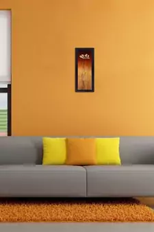 Floral Matt Texture UV Art Painting