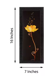 Floral Matt Texture UV Art Painting