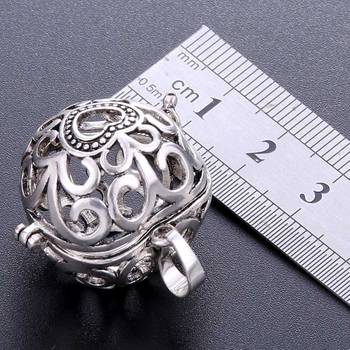 Heart Love  Aromatherapy Essential Oil Perfume Diffuser Openable Hollow Cage Pendant Necklace Chain 5