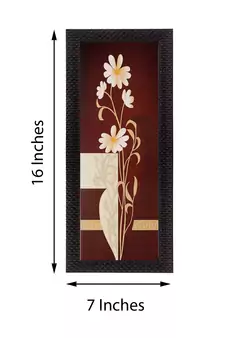 Floral Matt Texture UV Art Painting