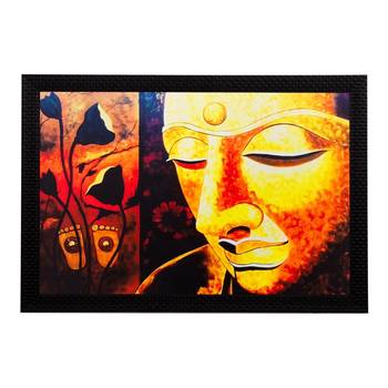 Lord Buddha Matt Textured UV Art Painting 1