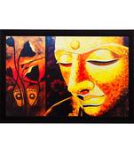 Lord Buddha Matt Textured UV Art Painting