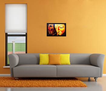 Lord Buddha Matt Textured UV Art Painting 2
