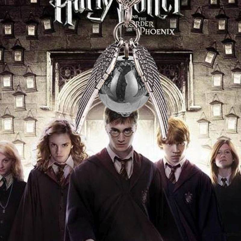 Harry Potter Hogwarts Wings of Silver Burglar Angel Quidditch Snitch Pendant Necklace Chain for Boys Girls