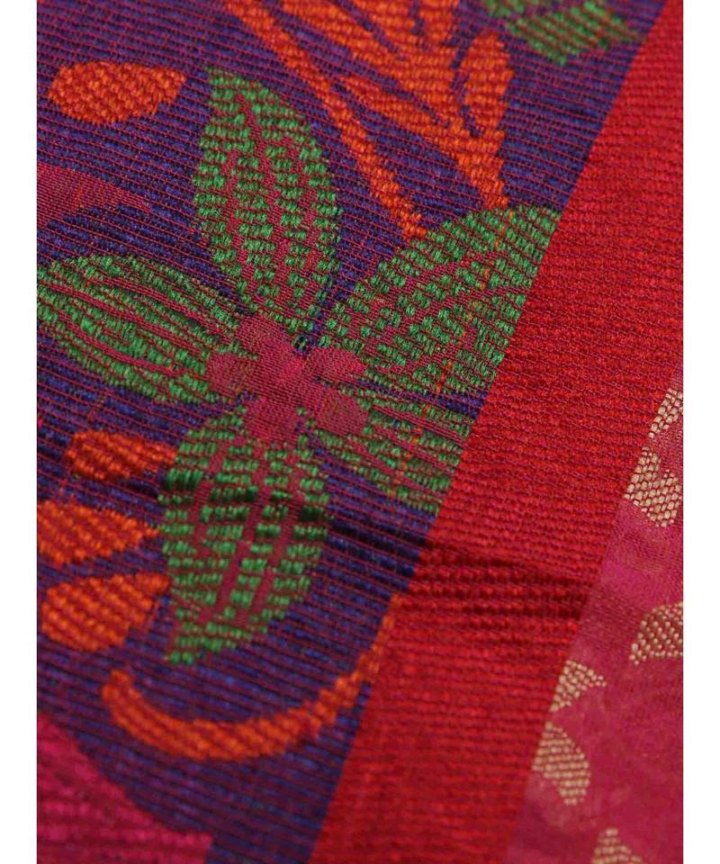 Pink Banarasi 2 Pc Suit with Chikankari