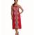 Red Lizi Bizi Kantha Suit