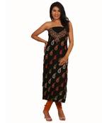 Black Lizi Bizi Kantha Suit