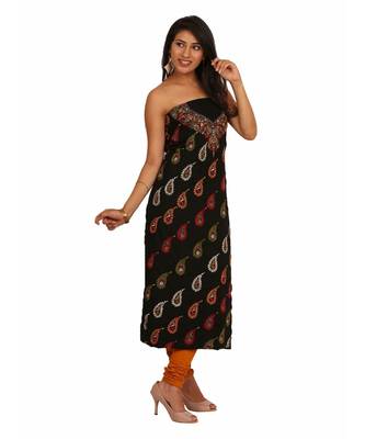 Black Lizi Bizi Kantha Suit 2