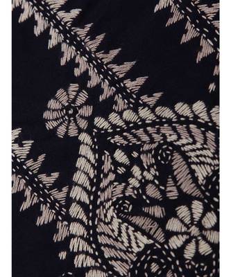 Navy Blue Lizi Bizi Kantha Suit 3