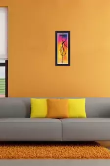 Dancing Lady Satin Matt Texture UV Art Painting