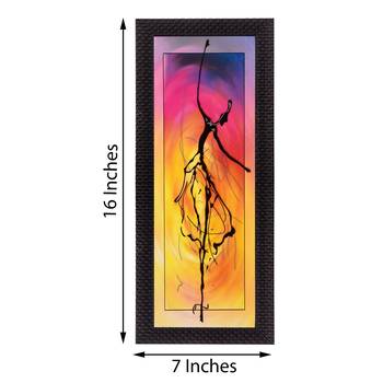 Dancing Lady Satin Matt Texture UV Art Painting 3