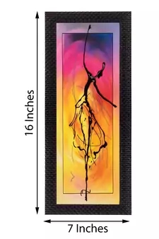 Dancing Lady Satin Matt Texture UV Art Painting