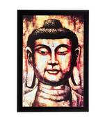 Lord Buddha Matt Textured UV Art Painting