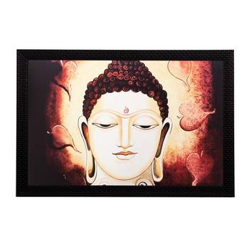 Lord Buddha Matt Textured UV Art Painting 1