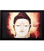 Lord Buddha Matt Textured UV Art Painting