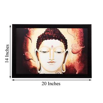 Lord Buddha Matt Textured UV Art Painting 3