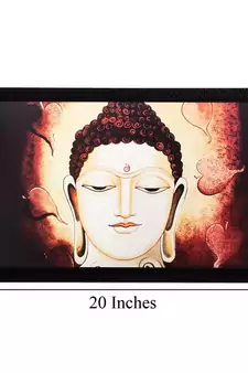 Lord Buddha Matt Textured UV Art Painting