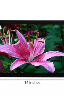 Pink Flower Satin Matt Texture UV Art Painting