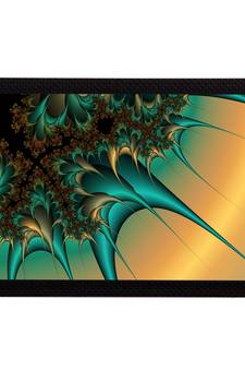 Abstract Green & Yellow Satin Matt Texture UV Art Painting