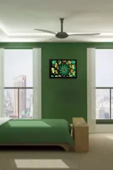 Colorful Abstract Satin Matt Texture UV Art Painting