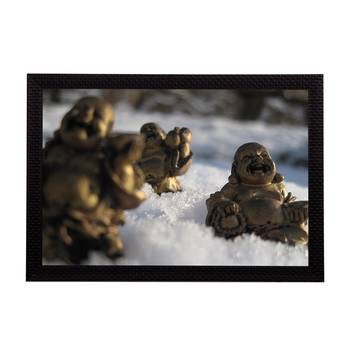 Lauging Buddha Satin Matt Texture UV Art Painting 1