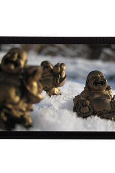 Lauging Buddha Satin Matt Texture UV Art Painting