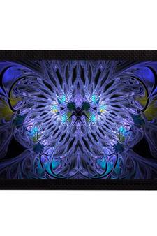 Blue Abstract Satin Matt Texture UV Art Painting