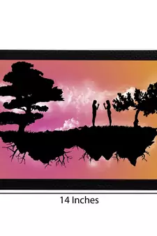Trees Satin Matt Texture UV Art Painting