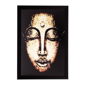 Lord Buddha Matt Textured UV Art Painting 1