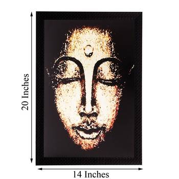 Lord Buddha Matt Textured UV Art Painting 3