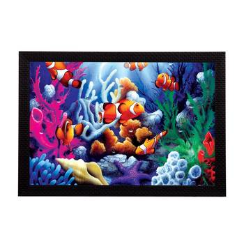 Underwater View Satin Matt Texture UV Art Painting 1