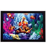 Underwater View Satin Matt Texture UV Art Painting