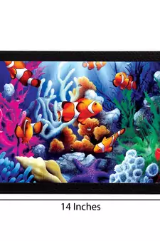 Underwater View Satin Matt Texture UV Art Painting