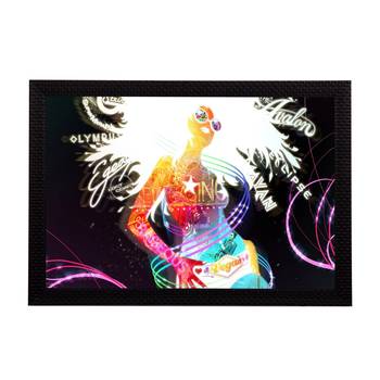 Rock Girl Satin Matt Texture UV Art Painting 1