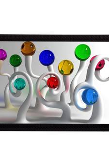 Abstract Colorful Satin Matt Texture UV Art Painting