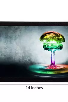 Dark Abstract Satin Matt Texture UV Art Painting
