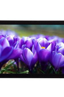Purple Flowers Satin Matt Texture UV Art Painting