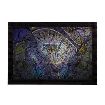 Purple Abstract Satin Matt Texture UV Art Painting 1