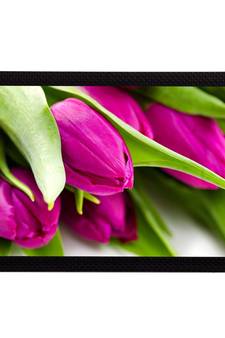 Pink Flowers Satin Matt Texture UV Art Painting