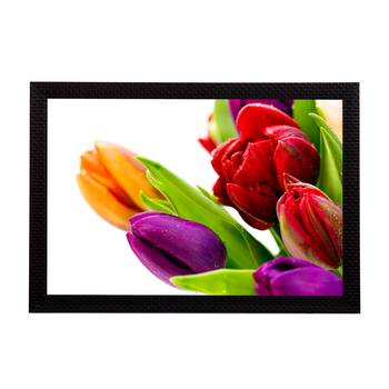 Colorful Flora Satin Matt Texture UV Art Painting 1