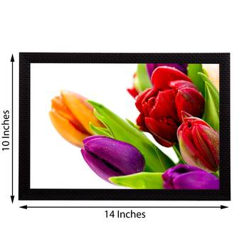 Colorful Flora Satin Matt Texture UV Art Painting 2
