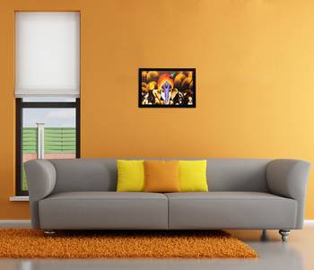 Lord Ganesha Matt Textured UV Art Painting 2