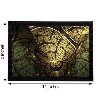 Green Abstract Satin Matt Texture UV Art Painting 2
