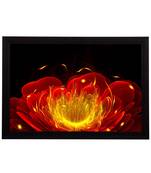 Neon Flower Satin Matt Texture UV Art Painting