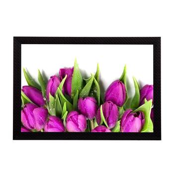 Pink Floral Satin Matt Texture UV Art Painting 1